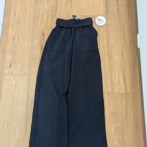 Black Wide-Leg Pants